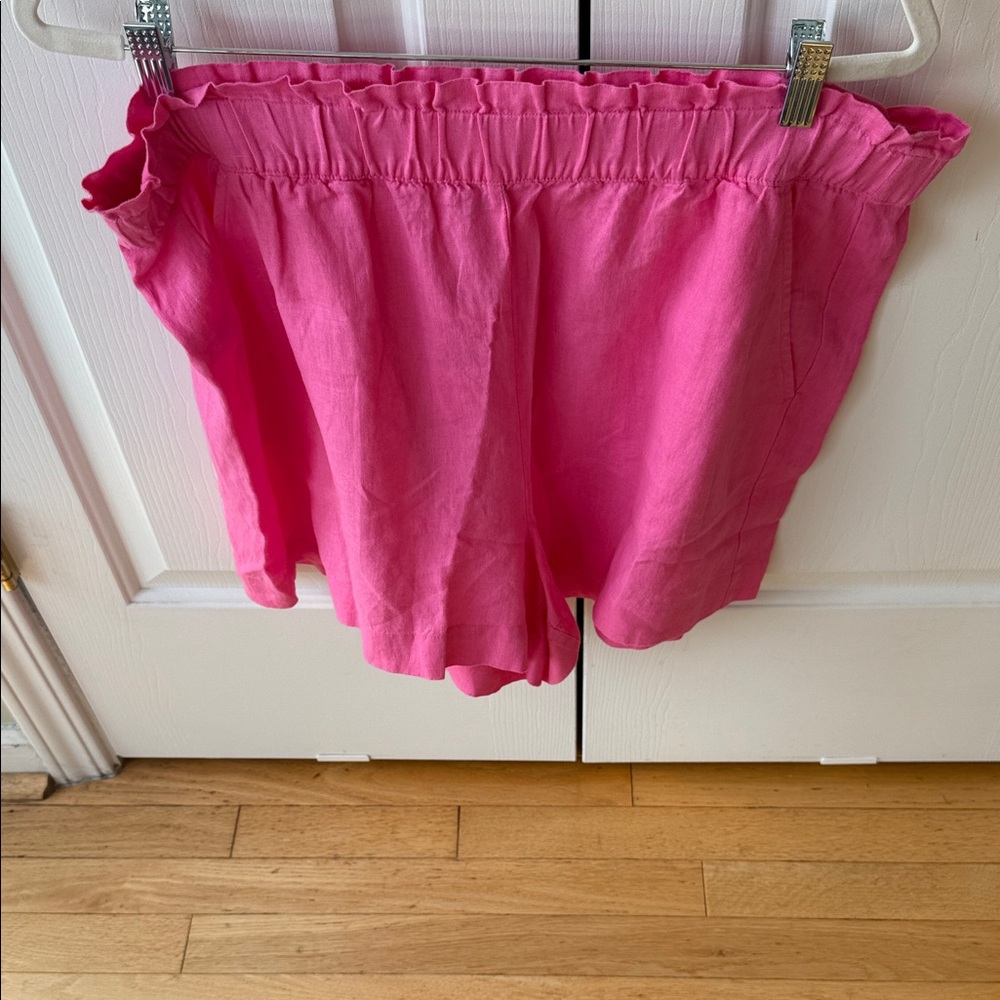 NWT LOFT Beach High Waist Bright Pink Women's Shorts